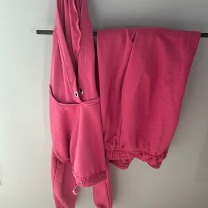 For love and lemons pink sweat suit
